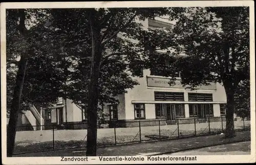 Ak Zandvoort Nordholland Niederlande, Vacantie-kolonie, Kostverlorenstraat