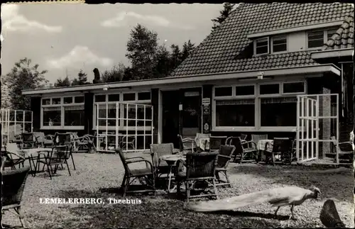 Ak Lemelerberg Overijssel Niederlande, Theehuis, Teehaus, Terrasse