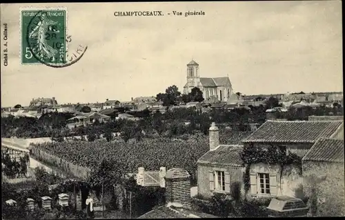 Ak Champtoceaux Maine-et-Loire, Vue générale