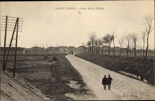 Ak Saint Denis Seine Saint Denis, Fort de la Briche