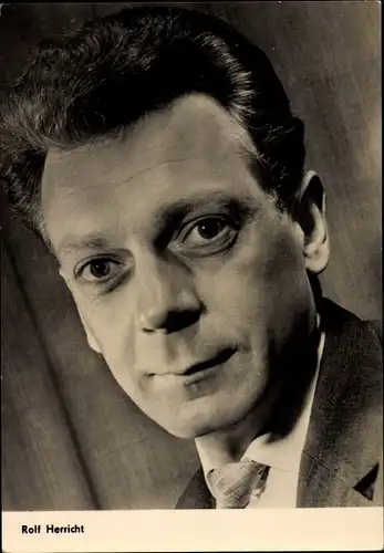 Ak Schauspieler Rolf Herricht, Portrait