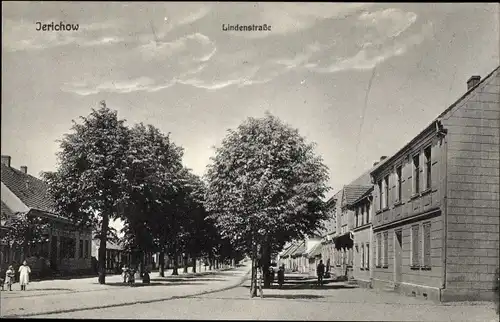 Ak Jerichow in Sachsen Anhalt, Lindenstraße