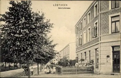 Ak Lübtheen in Mecklenburg, Bahnhofstraße