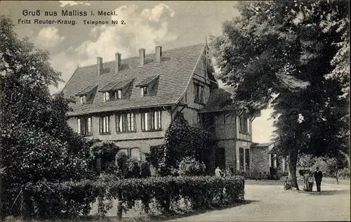 Ak Malliss Malliß in Mecklenburg, Fritz Reuter Kraug