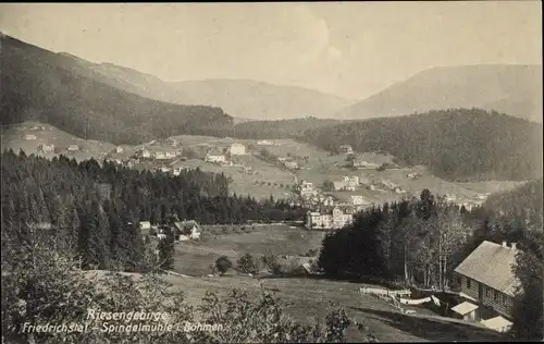 Ak Spindleruv Mlýn Spindlermühle Riesengebirge Region Königgrätz, Friedrichstal, Landschaft