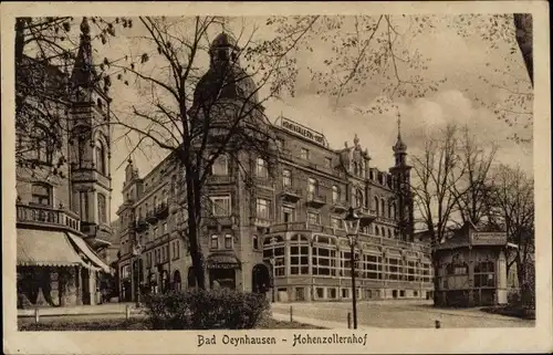 Ak Bad Oeynhausen in Westfalen, Hotel Hohenzollernhof