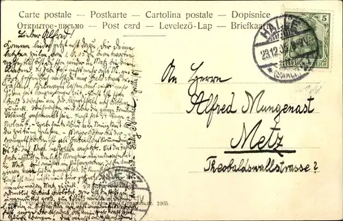 Ak Halle an der Saale, Leipziger Turm