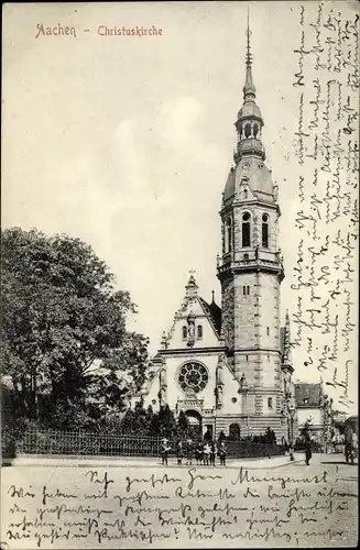 Ak Aachen in Nordrhein Westfalen, Christuskirche