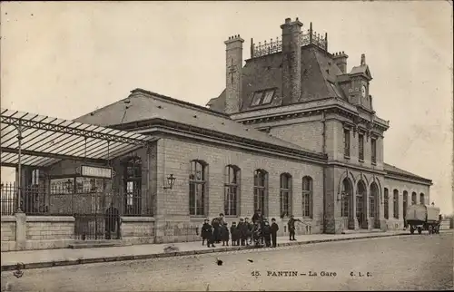 Ak Pantin Seine-Saint-Denis, La Gare