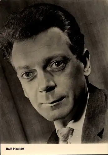 Ak Schauspieler Rolf Herricht, Portrait