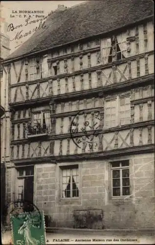 Ak Falaise Calvados, Ancienne Maison rue des Cordeliers