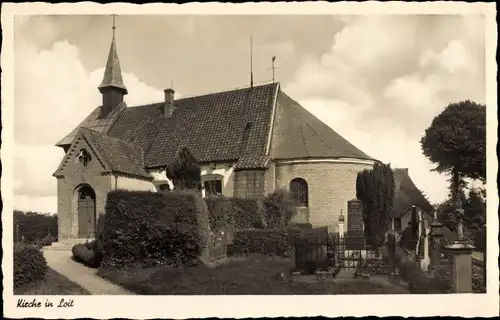Ak Loit in Schleswig Holstein, Kirche im Ort