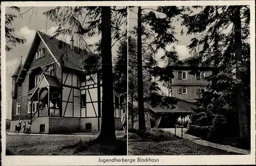 Ak Tillkausen im Oberbergischen Kreis, Jugendherberge Blockhaus