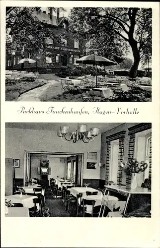 Ak Vorhalle Hagen in Westfalen, Parkhaus Funckenhausen, Inh. W. Vaupel
