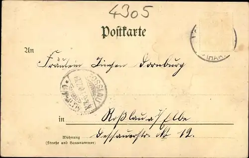 Litho Thale im Harz, Victorshöhe, Teufelsmühle