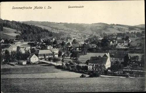 Ak Mulda im Erzgebirge, Gesamtansicht