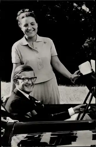 Ak Prinzessin Margriet von Niederlanden mit Pieter van Vollenhoven, 1966
