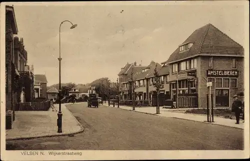 Ak Velsen Nordholland, Wijkerstraatweg