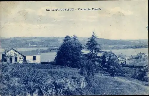 Ak Champtoceaux Maine-et-Loire, Vue sur la Patache