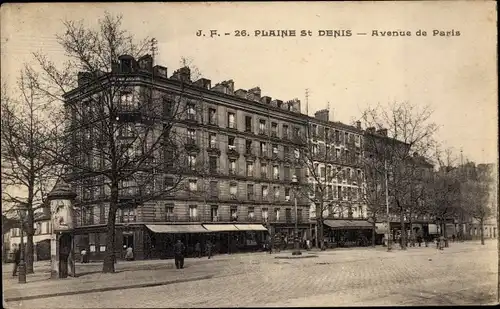 Ak La Plaine Saint Denis Seine Saint Denis, Avenue de Paris