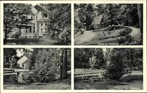 Ak Tiefenbrunn Rosdorf Niedersachsen, Niedersächsisches Landeskrankenhaus, Knusperhäuschen, Villa