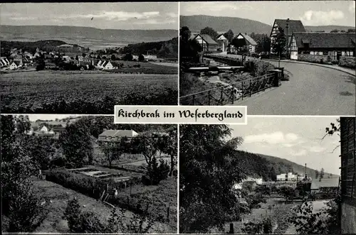 Ak Kirchbrak Weserbergland, Gesamtansicht