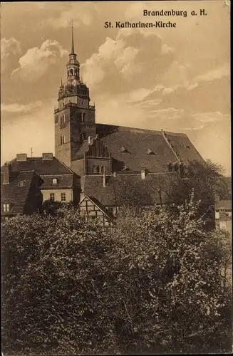 Ak Brandenburg an der Havel, St. Katharinen Kirche