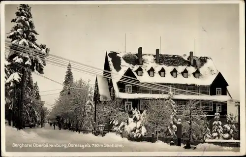 Ak Oberbärenburg Altenberg, Kurhaus Friedrichshöhe