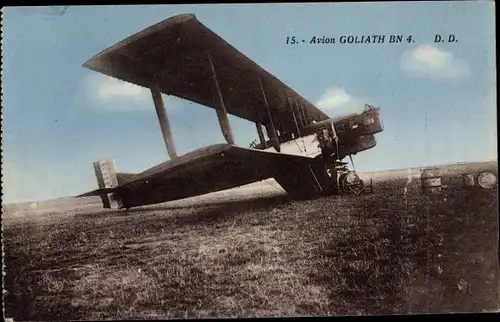 Ak Avion Goliath BN 4, Flugzeug