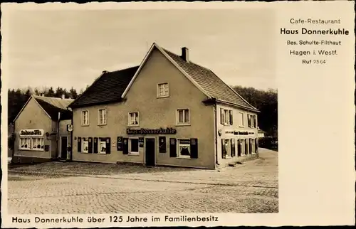 Ak Hagen in Westfalen, Cafe Restaurant Haus Donnerkuhle