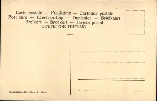 Jugendstil Künstler Ak Reznicek, Ferdinand von, Tanzendes Paar, Simplicissimus V 4