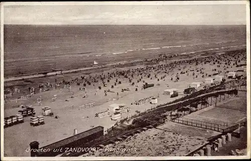 Ak Zandvoort Nordholland Niederlande, Panorama