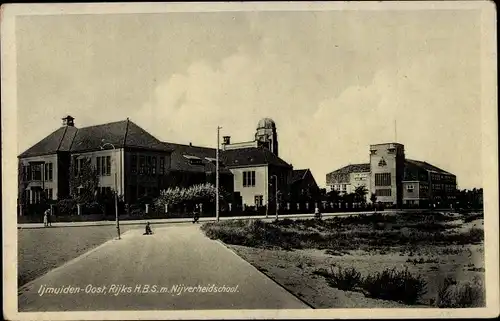 Ak IJmuiden Nordholland, Rijks HBS m Nijverheidschool