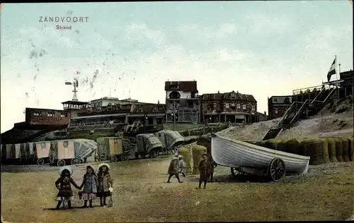 Ak Zandvoort Nordholland, Strandgezicht