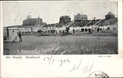 Ak Zandvoort Nordholland, Strandgezicht