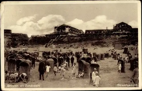 Ak Zandvoort Nordholland, Strandgezicht