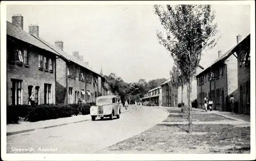 Ak Steenwijk Steenwijkerland Overijssel, Aastraat, PKW