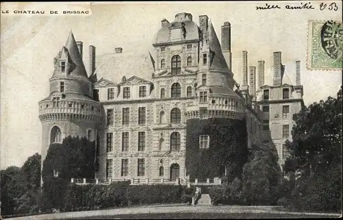 Ak Brissac Maine et Loire, Le Chateau