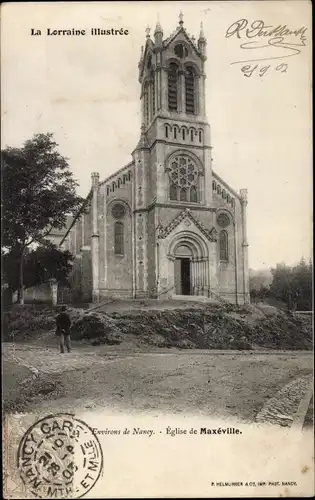 Ak Maxéville Meurthe et Moselle, L'Eglise