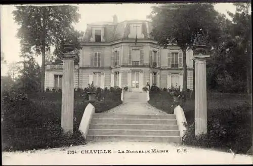 Ak Chaville Hauts de Seine, La Nouvelle Mairie