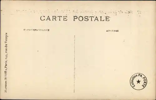 Ak Boulogne Hauts de Seine, Bois de Boulogne, Inondation 1910, Le Champ de Courses