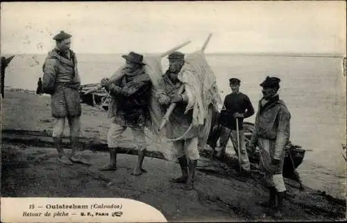 Ak Ouistreham Calvados, Retour de peche