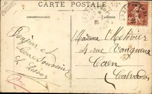 Ak Orbec Calvados, Rue de Livarot