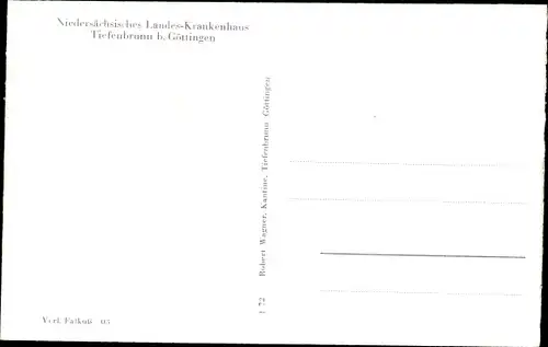 Ak Tiefenbrunn Rosdorf Niedersachsen, Landessanatorium Rasemühle, Rosengarten, Sonnenhaus