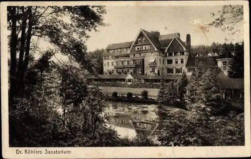 Ak Bad Elster im Vogtland, Dr. Köhlers Sanatorium