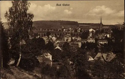 Ak Bad Elster im Vogtland, Teilansicht