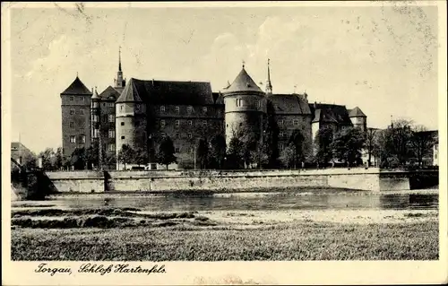 Ak Torgau an der Elbe, Schloss Hartenfels