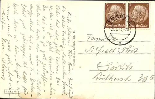 Ak Torgau an der Elbe, Schloss Hartenfels