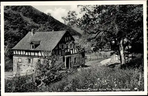 Ak Brodenbach an der Terrassenmosel, Gasthaus Grüne Mühle