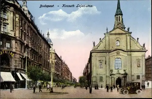 Ak Budapest Ungarn, Kossuth Lajos utca